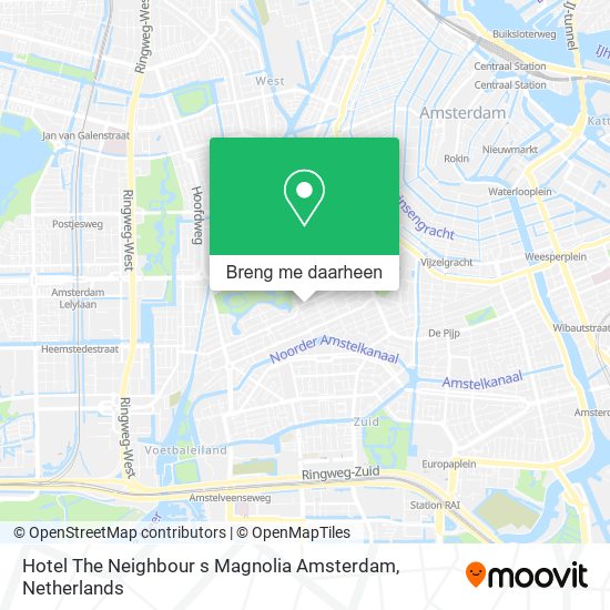 Hotel The Neighbour s Magnolia Amsterdam kaart