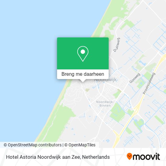Hotel Astoria Noordwijk aan Zee kaart