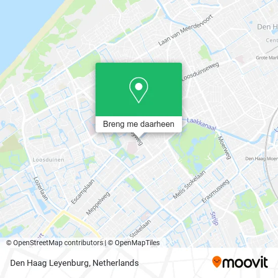 Den Haag Leyenburg kaart