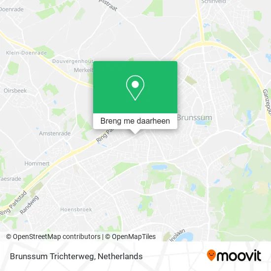 Brunssum Trichterweg kaart