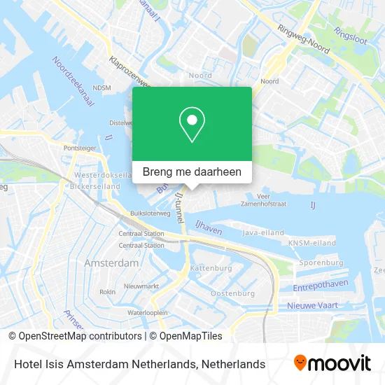 Hotel Isis Amsterdam Netherlands kaart