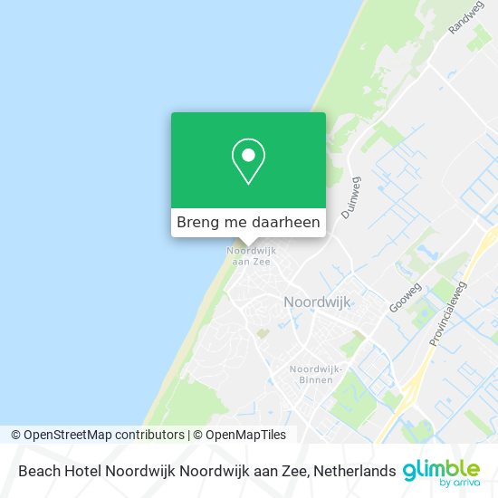 Beach Hotel Noordwijk Noordwijk aan Zee kaart