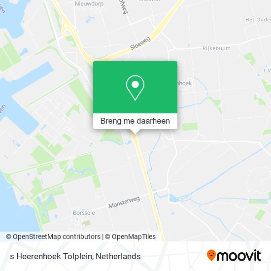 s Heerenhoek Tolplein kaart