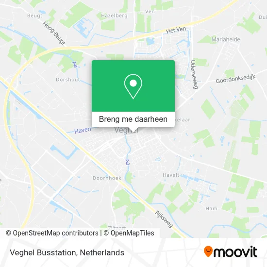 Veghel Busstation kaart