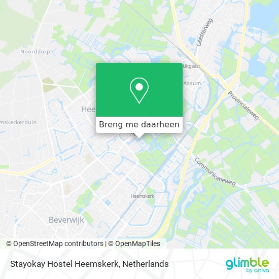 Stayokay Hostel Heemskerk kaart