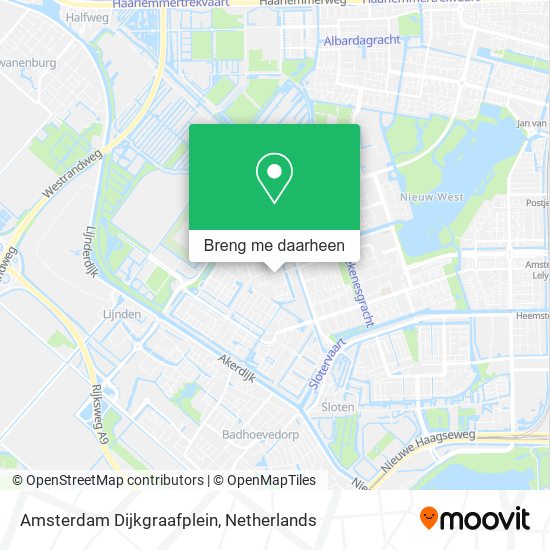 Amsterdam Dijkgraafplein kaart