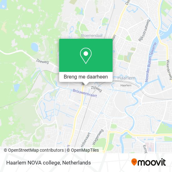 Haarlem NOVA college kaart
