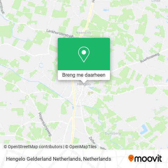 Hengelo Gelderland Netherlands kaart