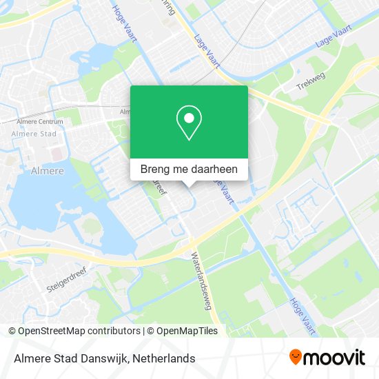 Almere Stad Danswijk kaart
