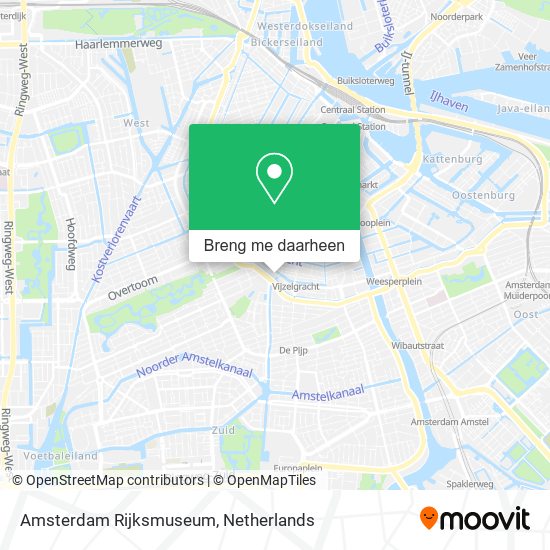 Amsterdam Rijksmuseum kaart
