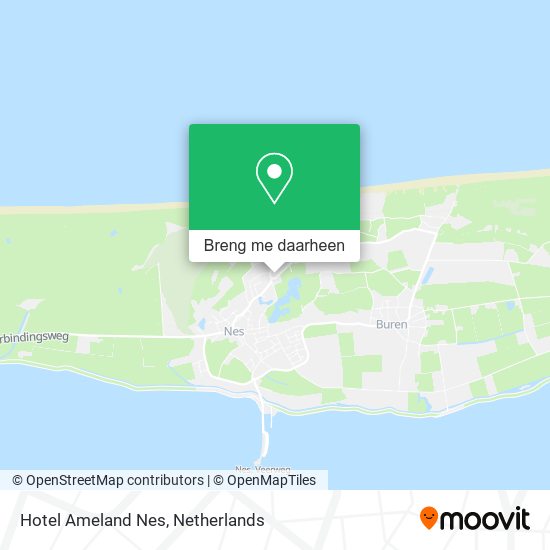 Hotel Ameland Nes kaart