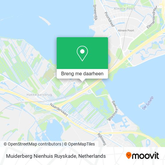 Muiderberg Nienhuis Ruyskade kaart
