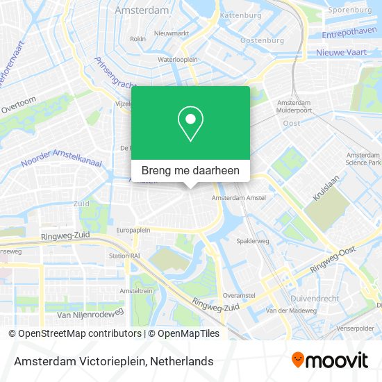 Amsterdam Victorieplein kaart