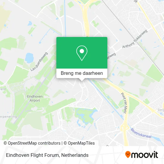 Eindhoven Flight Forum kaart