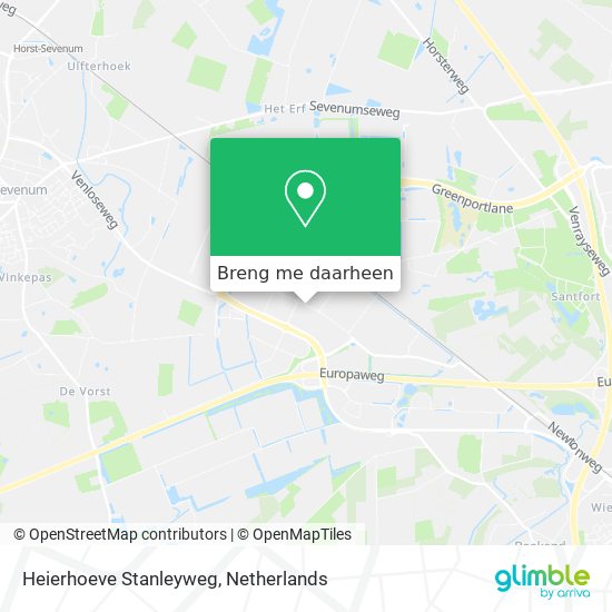 Heierhoeve Stanleyweg kaart