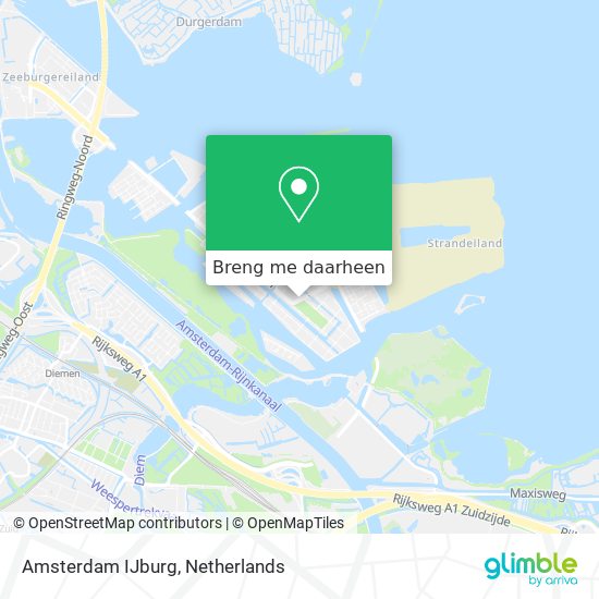 Amsterdam IJburg kaart