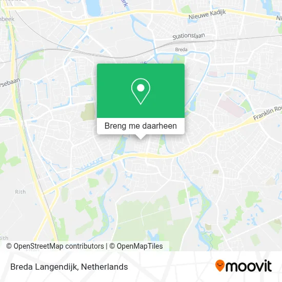 Breda Langendijk kaart