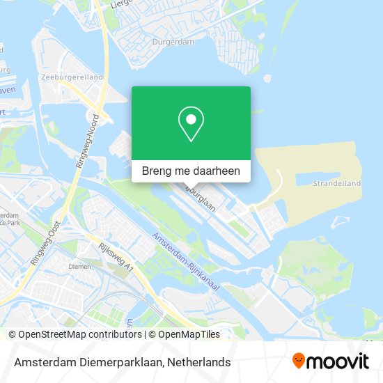 Amsterdam Diemerparklaan kaart