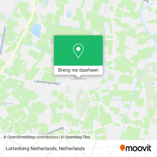 Luttenberg Netherlands kaart