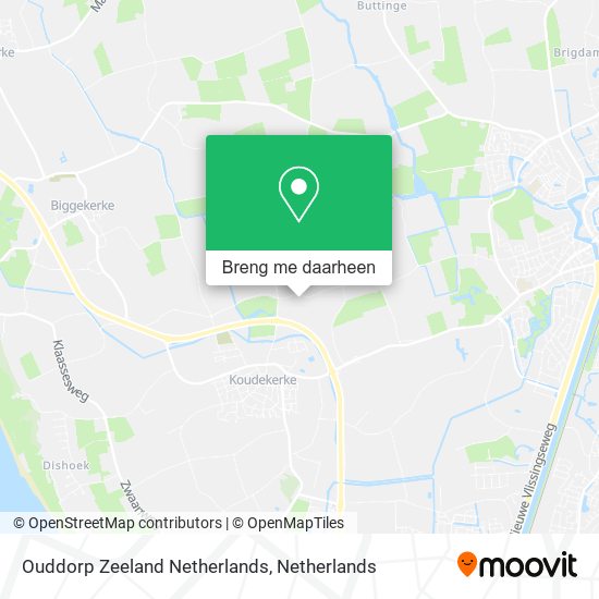 Ouddorp Zeeland Netherlands kaart