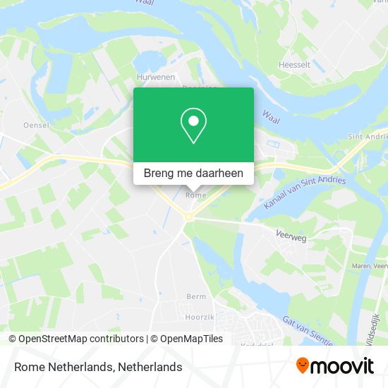 Rome Netherlands kaart