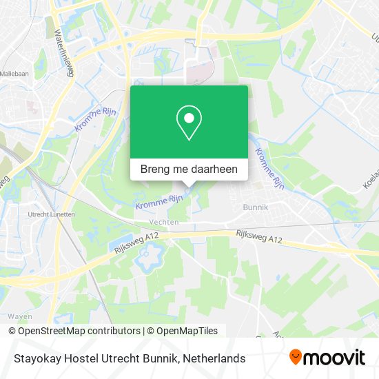 Stayokay Hostel Utrecht Bunnik kaart