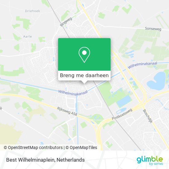 Best Wilhelminaplein kaart