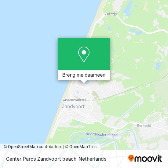 Center Parcs Zandvoort beach kaart
