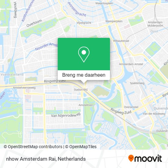 nhow Amsterdam Rai kaart