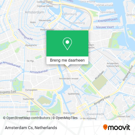 Amsterdam Cs kaart