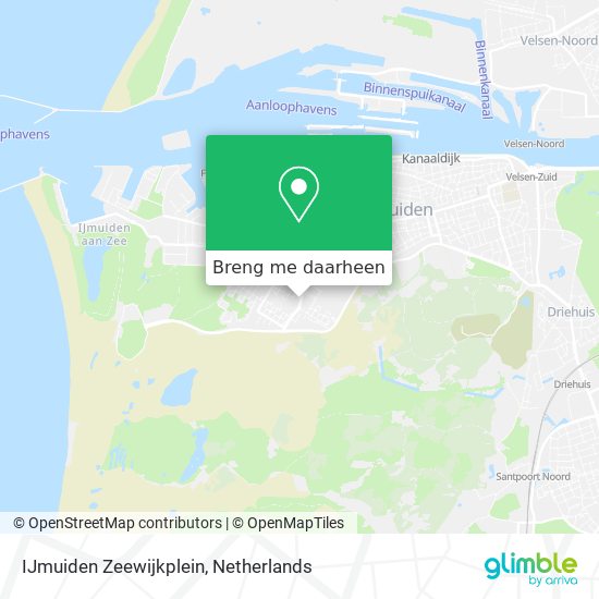 IJmuiden Zeewijkplein kaart