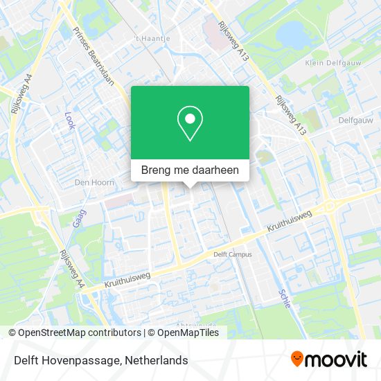 Delft Hovenpassage kaart