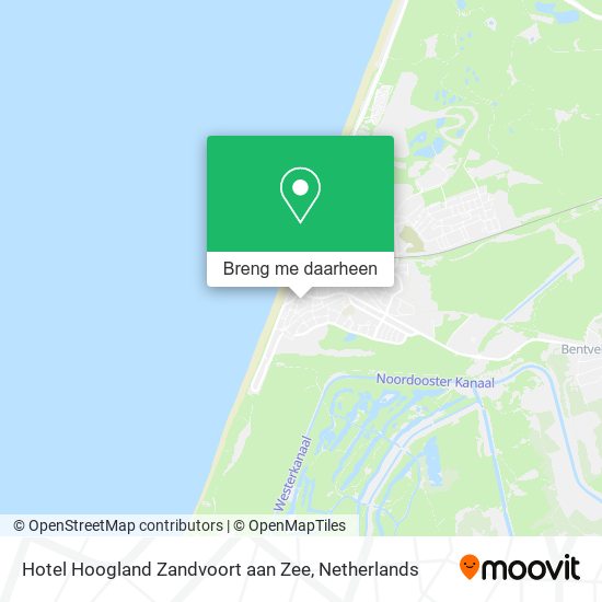 Hotel Hoogland Zandvoort aan Zee kaart