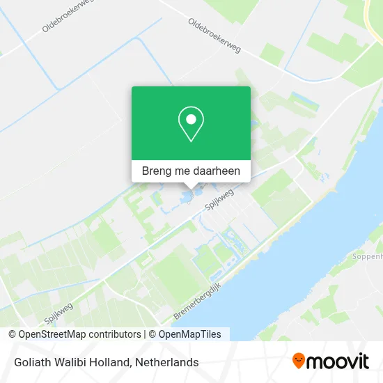 Goliath Walibi Holland kaart