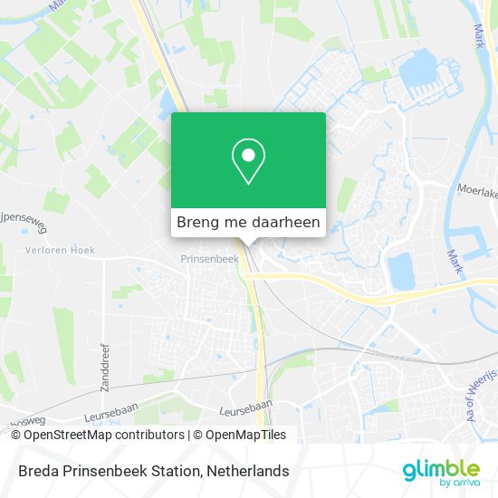 Breda Prinsenbeek Station kaart