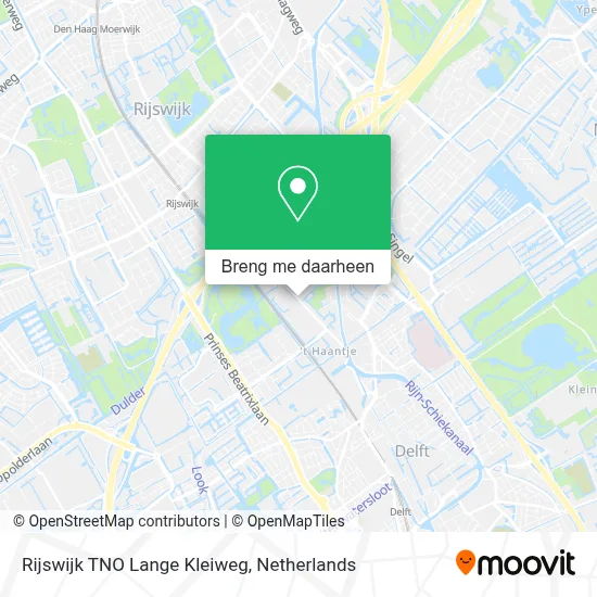 Rijswijk TNO Lange Kleiweg kaart