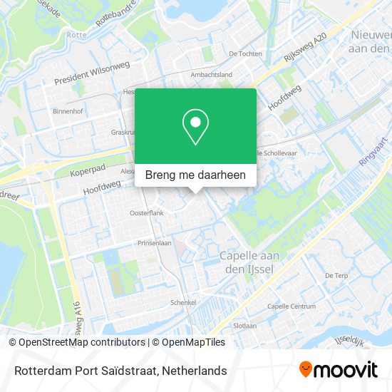 Rotterdam Port Saïdstraat kaart