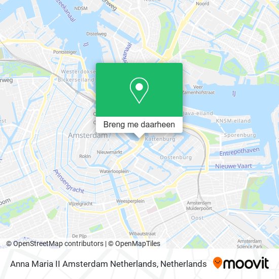 Anna Maria II Amsterdam Netherlands kaart