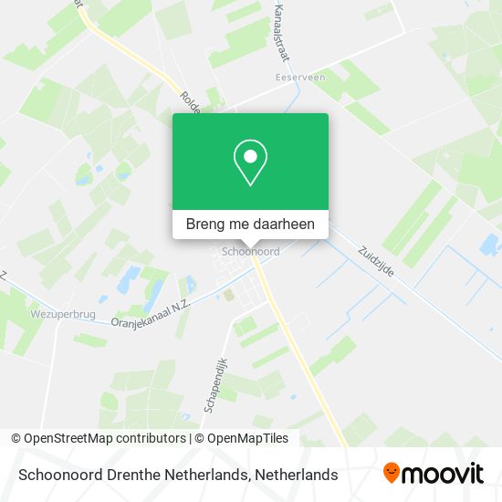 Schoonoord Drenthe Netherlands kaart