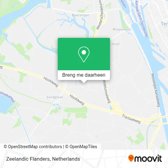 Zeelandic Flanders kaart