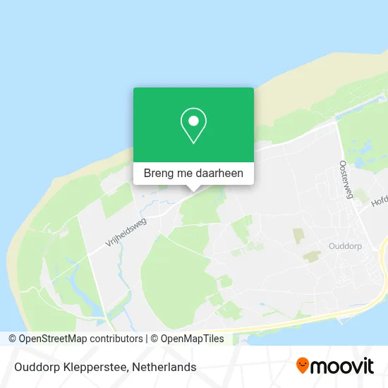 Ouddorp Klepperstee kaart