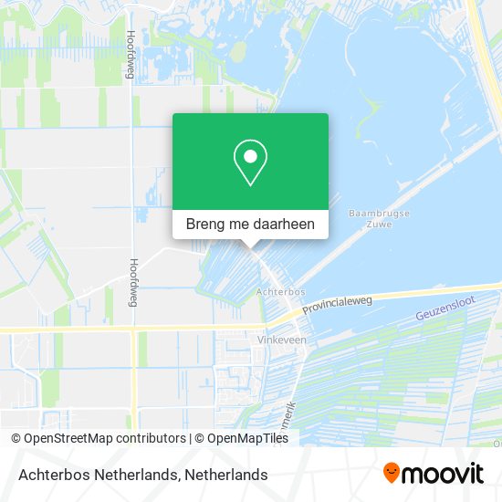 Achterbos Netherlands kaart