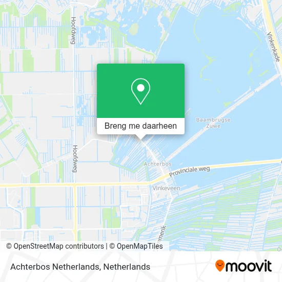 Achterbos Netherlands kaart