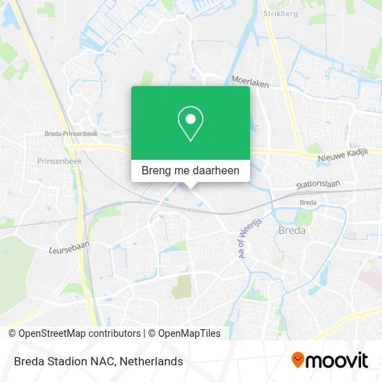 Breda Stadion NAC kaart