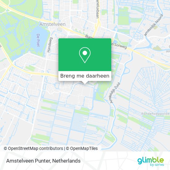 Amstelveen Punter kaart