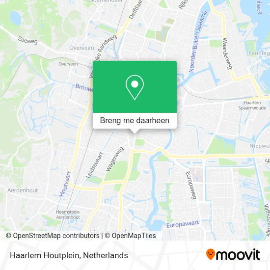 Haarlem Houtplein kaart