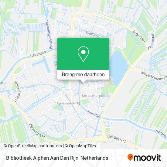 Bibliotheek Alphen Aan Den Rijn kaart