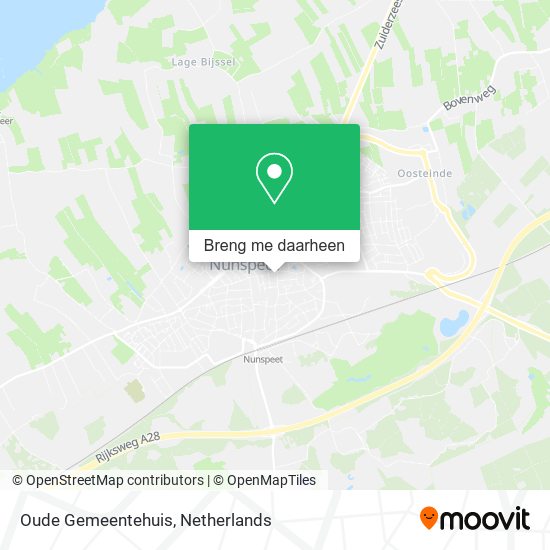 Oude Gemeentehuis kaart