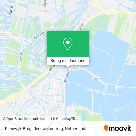 Reeuwijk-Brug, Reeuwijksebrug kaart
