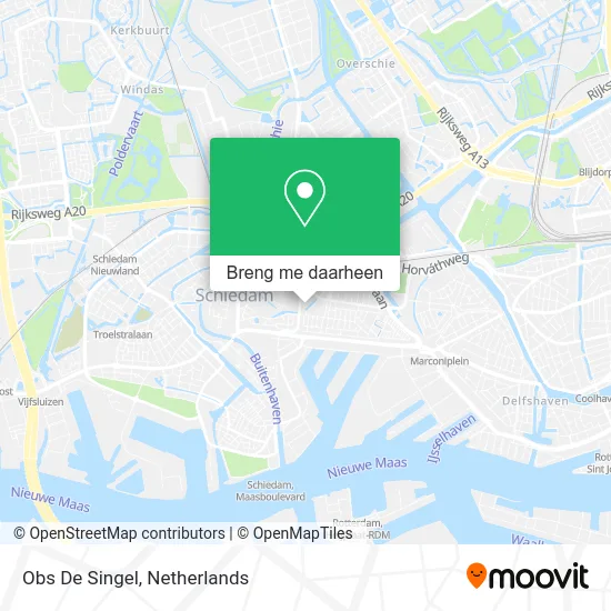Obs De Singel kaart